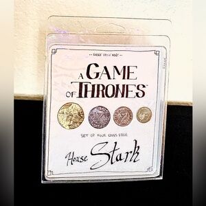 HOUSE OF STARK COLLECTIBLE COINS from GAME OF THRONES / NEW IN PACKAGING / MINT!